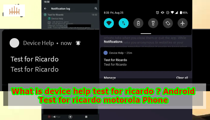 Device Help Test for Ricardo notification