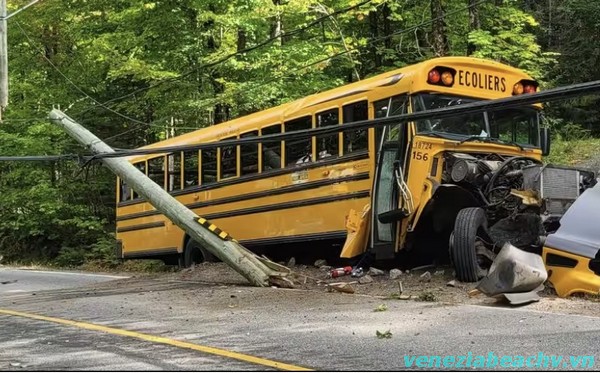 Informations sur accident d'un autobus scolaire