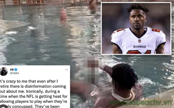 Antonio Brown Pool Video Exposes Himself To Stunned Guests In Hotel