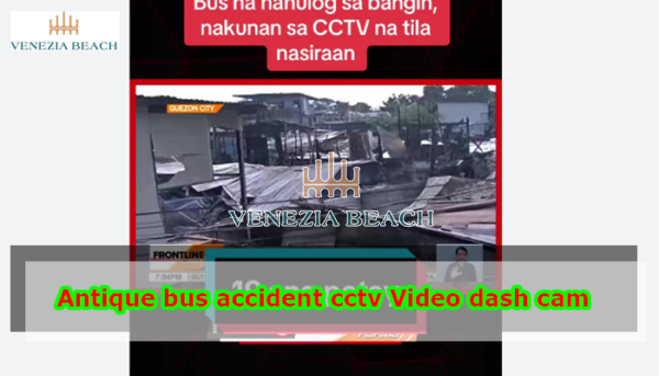 Antique bus accident cctv Video dash cam