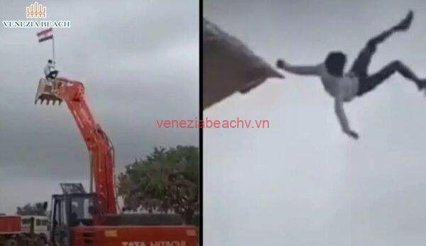 Viral excavator india incident Video