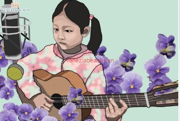 Video Little Girl Guitar Girl New Viral