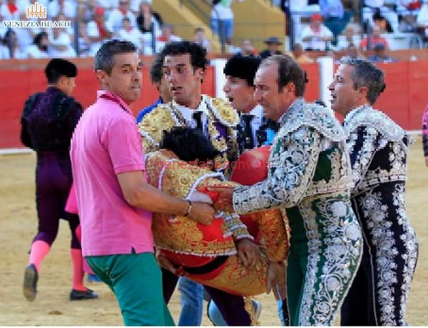 Details of the incident where Victor Barrio was attacked by a bull during a bullfight in Spain