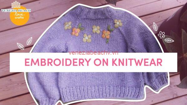Preparing Your Knitting for Embroidery