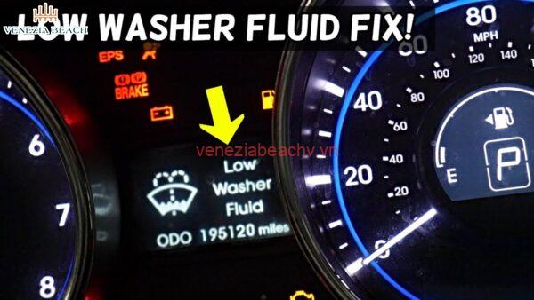 Reasons why the low washer fluid light may come on