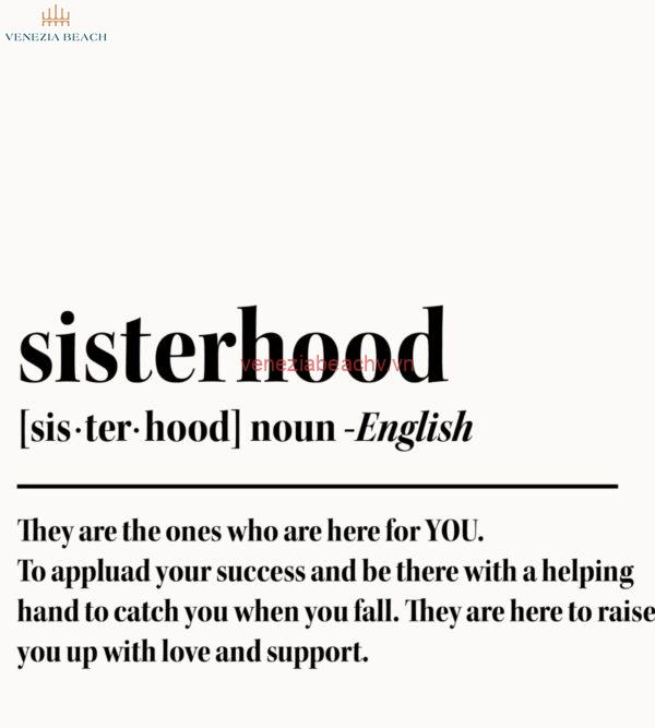 The Importance of Sisterhood