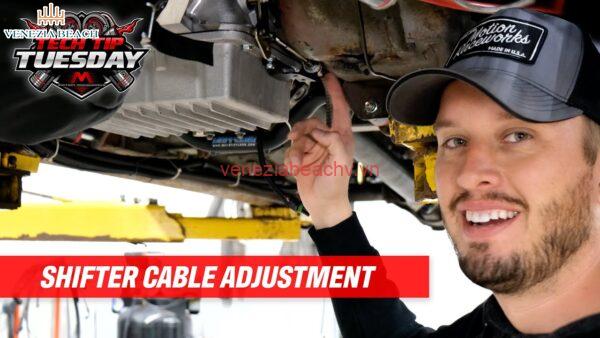 Tools needed for adjusting the automatic transmission shift cable