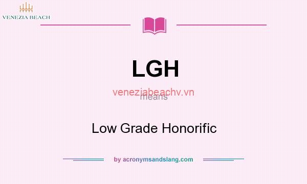 Understanding the Meaning of LGH in Text