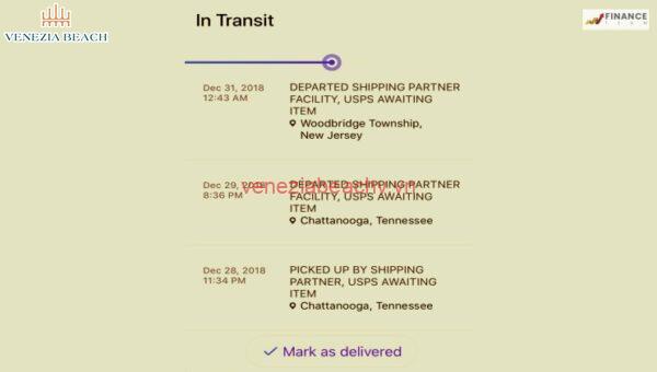 What Does Departed Shipping Partner Facility Mean?