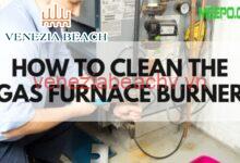how to clean furnace burners