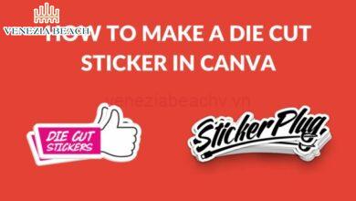 how to make die cut stickers