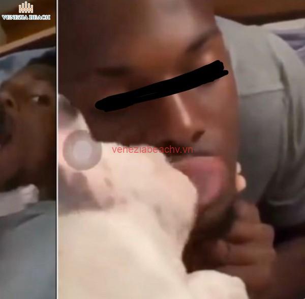 Nuno Tavares Dog Video Dog Kissing 
